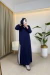 Almina Oysho Elbise Lacivert
