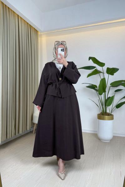 Alvina Etekli Takım Acı Kahve