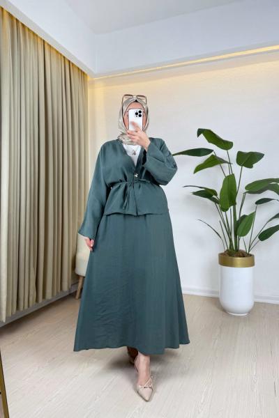 Alvina Etekli Takım Yeşil