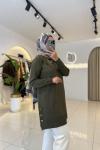Alya Merserize Tunik Haki