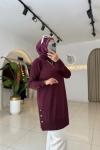 Alya Merserize Tunik Mor