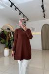 Alya Merserize Tunik Acı Kahve