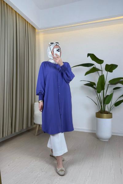 Asel Gömlek Açık Mavi