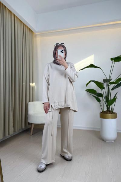 Asya Oysho Takım Krem