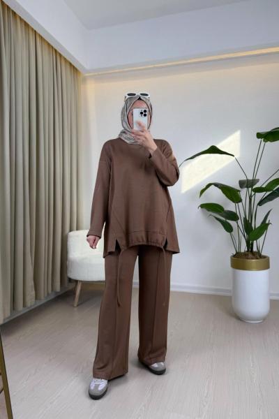 Asya Oysho Takım Kahverengi