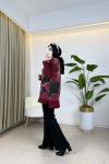 Batik Desen Bluz Bordo