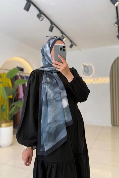 Batik Şal Petrol Siyah