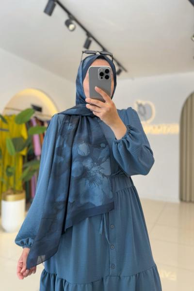 Batik Şal Lacivert