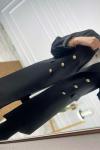 Blazer Uzun Ceket Siyah