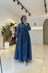 Denim Kot Elbise