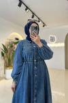 Denim Kot Elbise