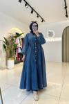 Denim Kot Elbise