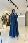 Denim Kot Elbise