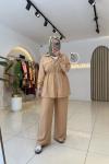 Doha Pantalonlu Takım Camel