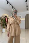 Doha Pantalonlu Takım Camel