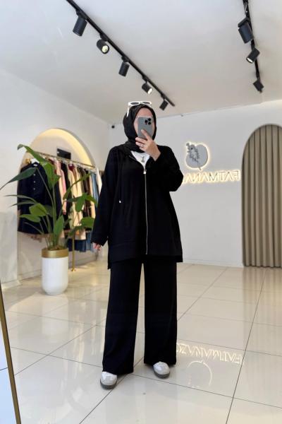 Elçin Oysho Takım Siyah