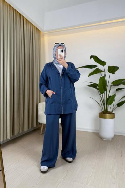 Esla Tensel Takım İndigo