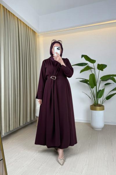 Wena 5016 elbise mürdüm