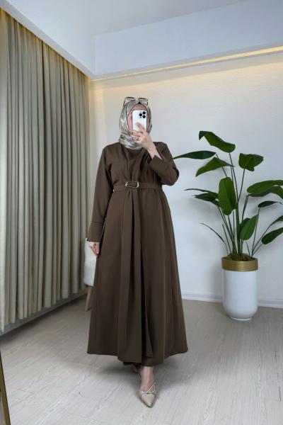 Ewa Elbise Kahverengi