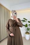 Ewa Elbise Kahverengi