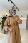Eylül Müslin Gömlek Camel