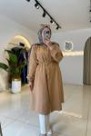Eylül Müslin Gömlek Camel
