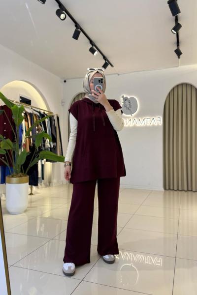 Farah Oysho Takım Mürdüm