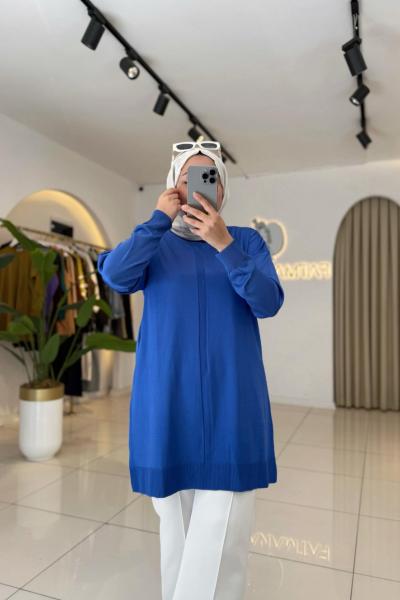 Hazel Merserize Kazak Saks Mavi