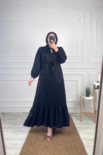 İdil Tesettür Elbise Siyah