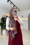 İp Askılı Jile Bordo