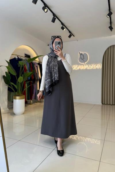 İp Askılı Jile Gri