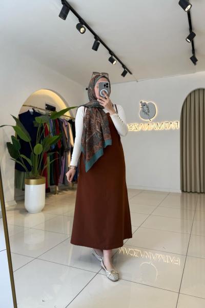 İp Askılı Jile Kahverengi