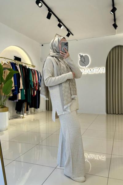 Karel Triko Takım Krem