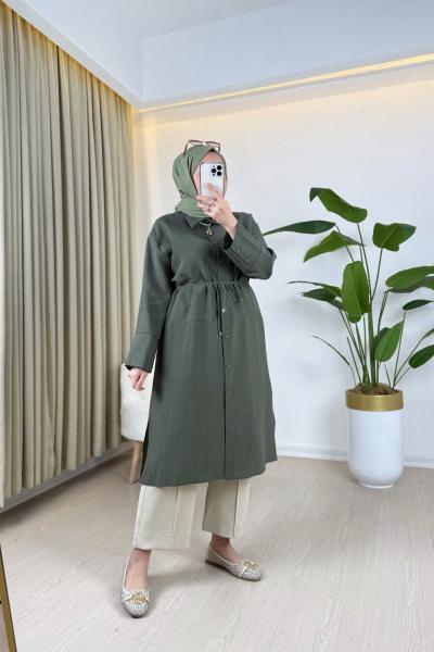 Karmen Gömlek Yeşil