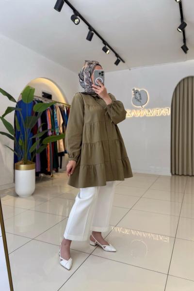 Kat Kat Gömlek Haki