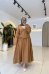 Kimono Takım Camel
