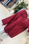 Kısa Kimono Bordo