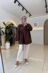 Kısa Kimono Acı Kahve