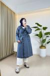 Kot Trench Mavi