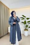 Kot Trench Mavi