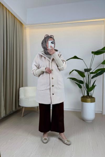 Leyal Angora Kaban Krem