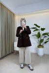 Leydia Blazer Ceket Acı Kahve