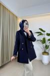 Leydia Blazer Ceket Lacivert