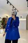 Leydia Blazer Ceket Mavi