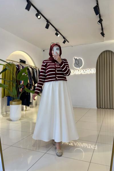 Meyra Scuba Etek Beyaz