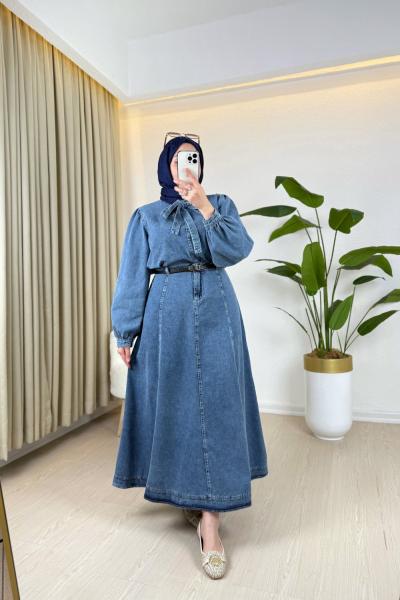 Mira Etekli Kot Takım Mavi