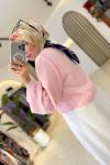 Müslin Kimono Pembe