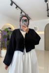 Müslin Kimono Siyah