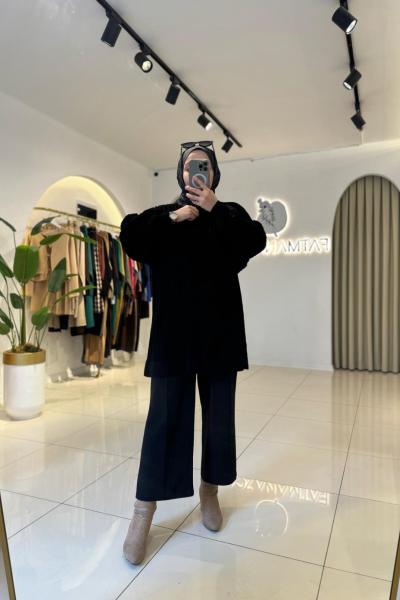 Nilüfer Triko Siyah