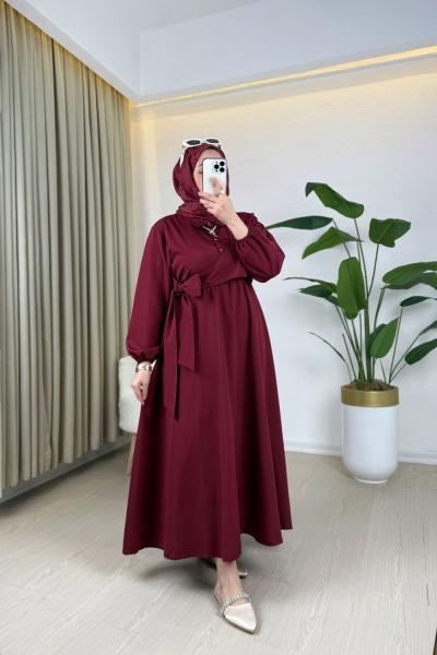 Öykü Elbise Bordo